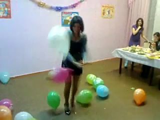 popping balloons at 21